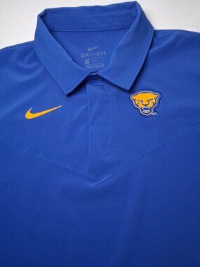 University Of Pittsburgh PITT Panthers Shirt M Nike Dri Fit On Field Team Sports